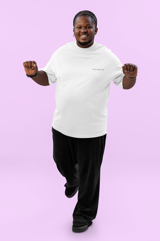 STAY PAWSITIVE T-SHIRT