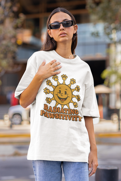 RADIATING PAWSITIVITY T-SHIRT